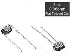 Demon Killer 0.36 ohm Flat Twisted Coil (6-Pack)