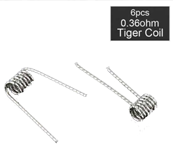 Demon Killer 0.36 ohm Tiger Coil (6-Pack)