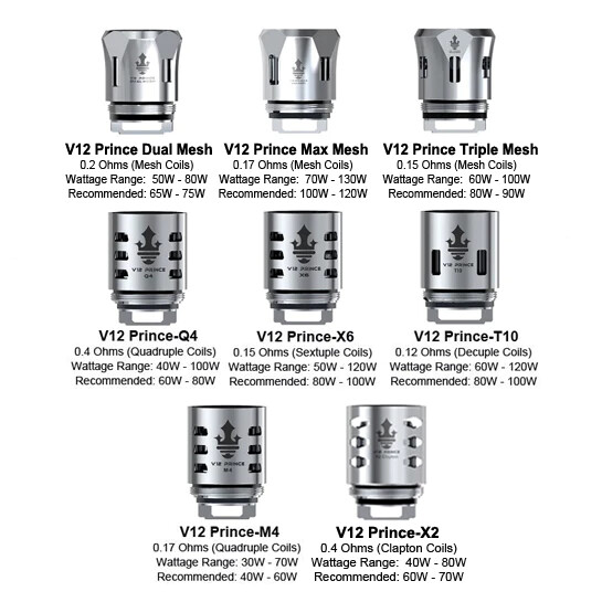 SMOK TFV12 REPLACEMENT COILS (3-Pack)