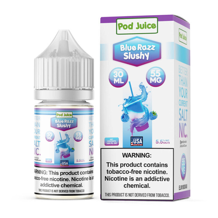 POD JUICE FREEZE BLUE RAZZ SLUSHY Salt 30ml