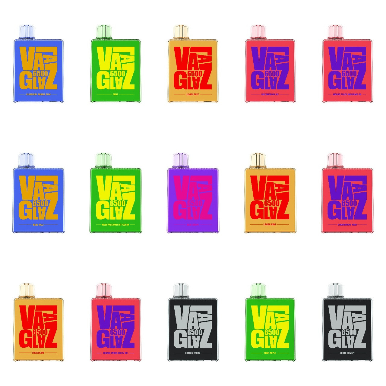 Glaz 6500 Puff Rechargeable Disposable by Vaal