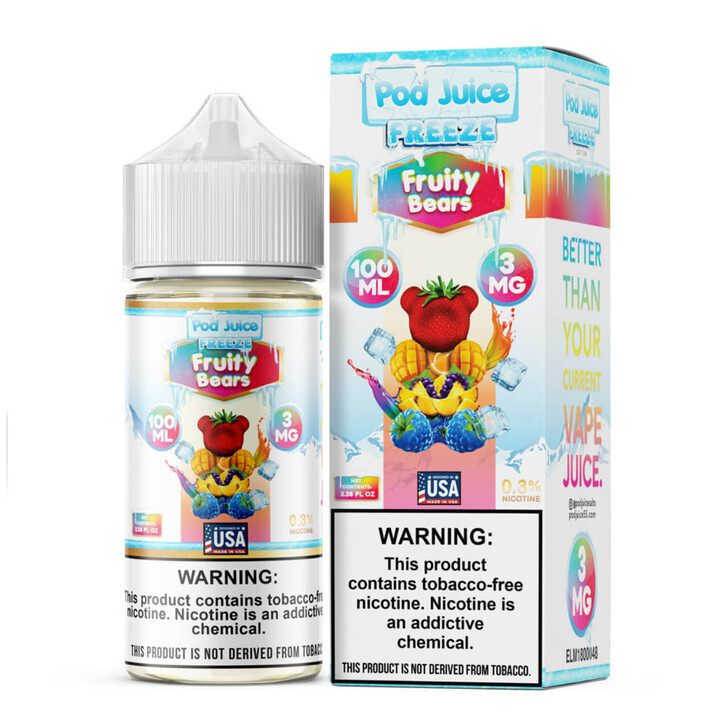 POD JUICE FREEZE- FRUITY BEARS 100ml