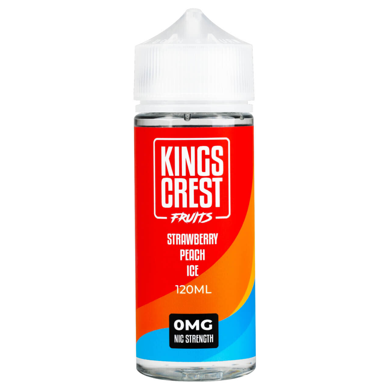KING&#39;S CREST FRUITS- STRAWBERRY PEACH ICE 120ml