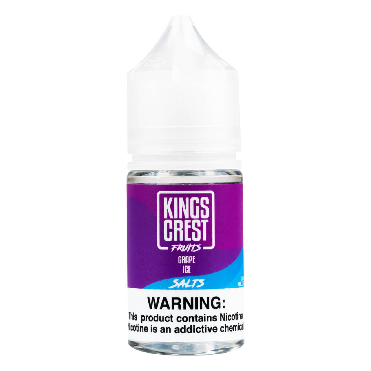 KING&#39;S CREST FRUITS- GRAPE ICE 30ml Salt