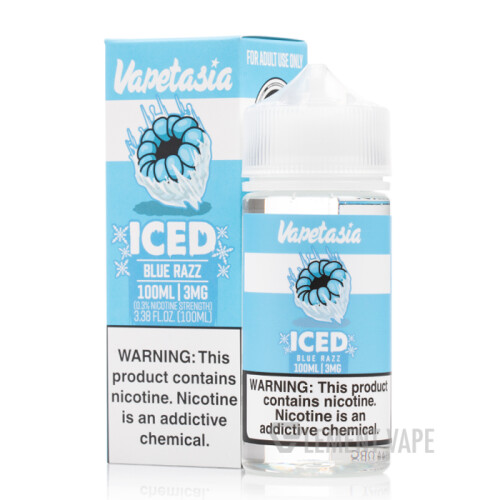 VAPETASIA - ICED BLUE RAZZ 100ml