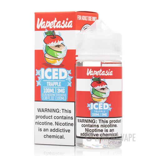 VAPETASIA - ICED TRAPPLE(TRIPPLE APPLE) 100ml