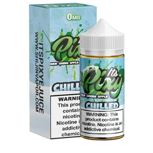 IT&#39;S PIXY - SHIJIN VAPOR - SOUR GREEN APLLE CHILLED 100ml