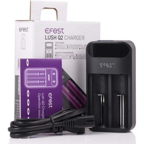EFEST LUSH Q2 2-BAY INTELLIGENT LED BATTERY CHARGER
