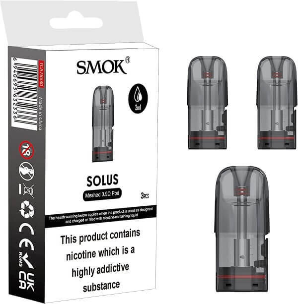 SMOK SOLUS REPLACEMENT PODS - 3 PACK