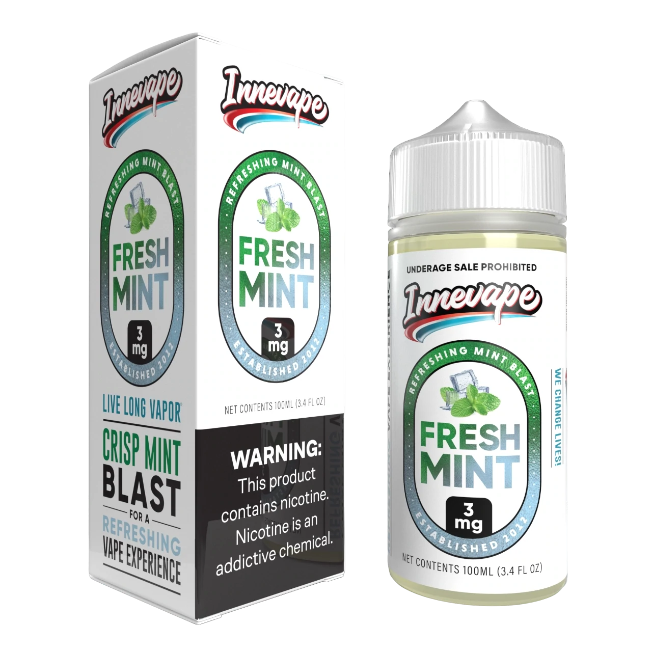 INNEVAPE-FRESH MINT- 100ml