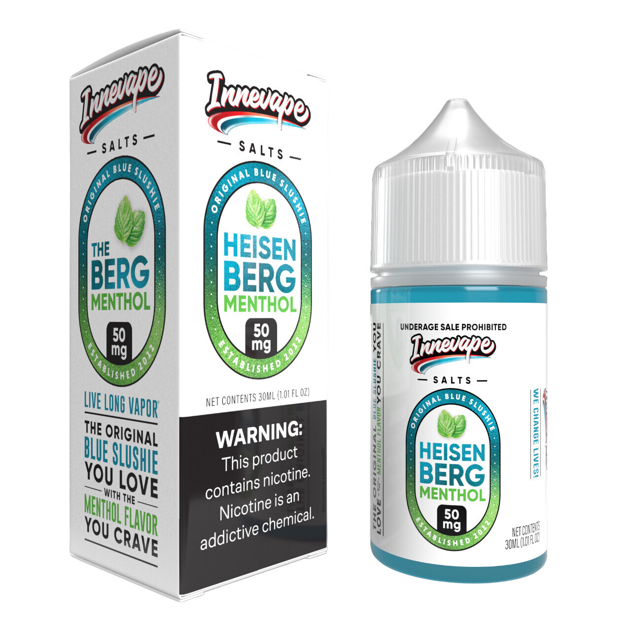 INNEVAPE SALT- HEISENBERG MENTHOL 30ml