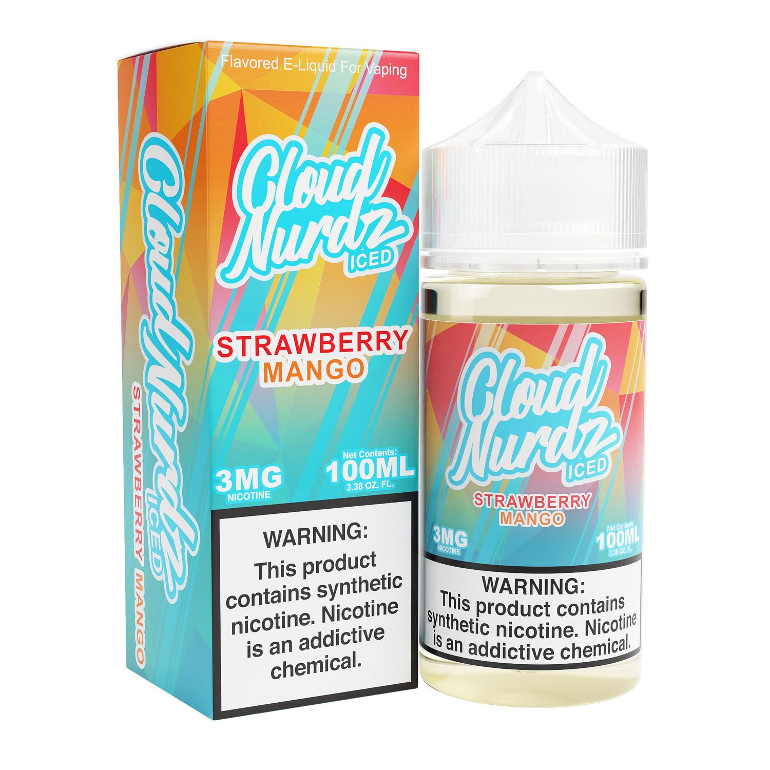CLOUD NURDZ ICED - TFN STRAWBERRY MANGO 100ml