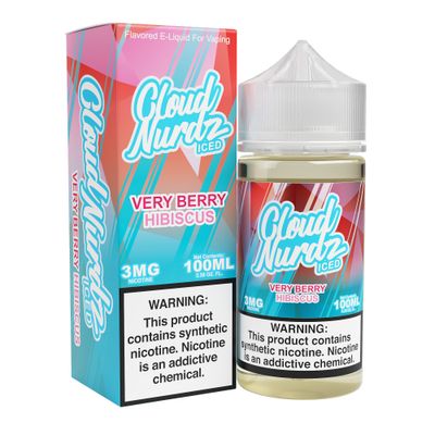 CLOUD NURDZ ICED - VERY BERRY HIBISCUS 100ml