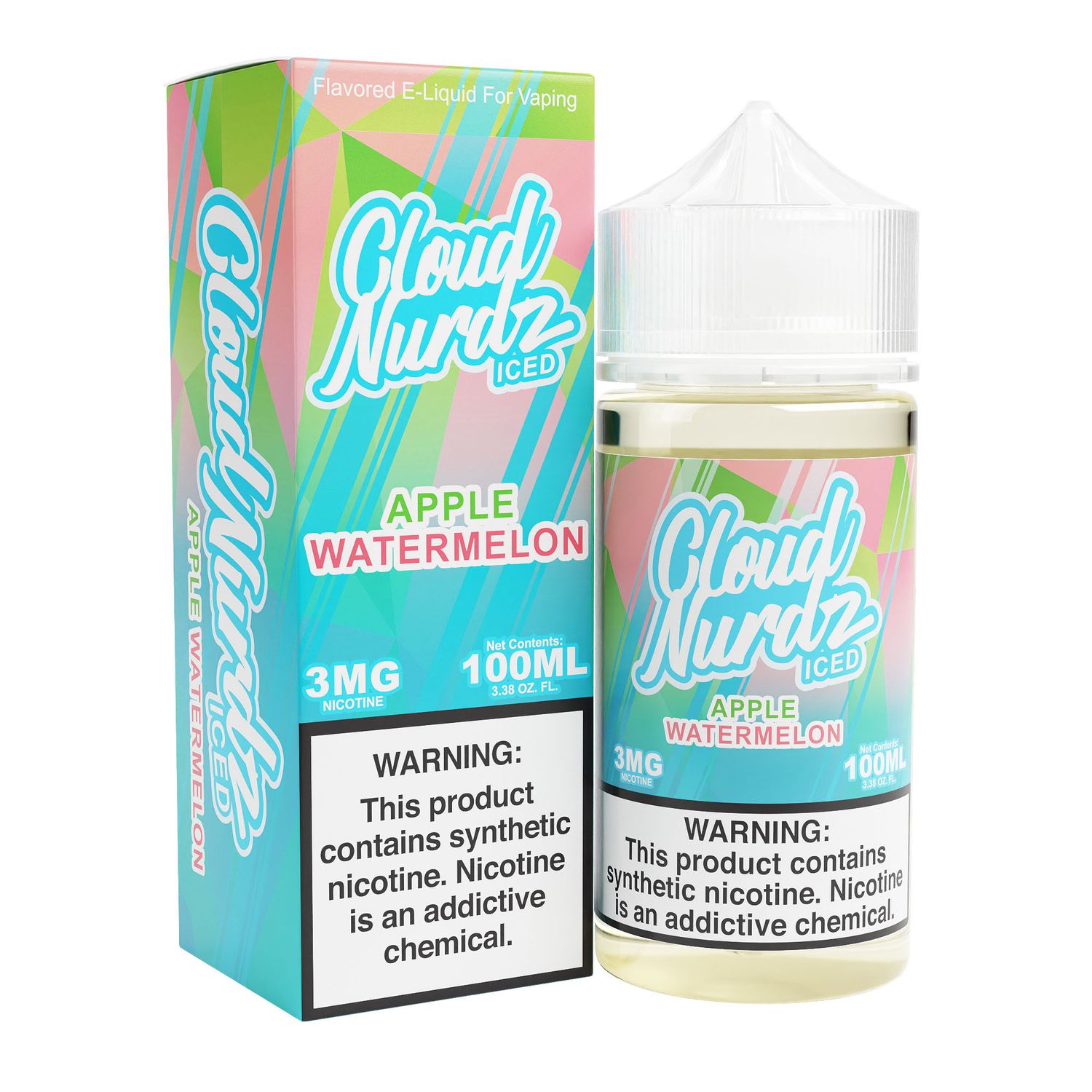 CLOUD NURDZ ICED - WATERMELON APPLE 100ml