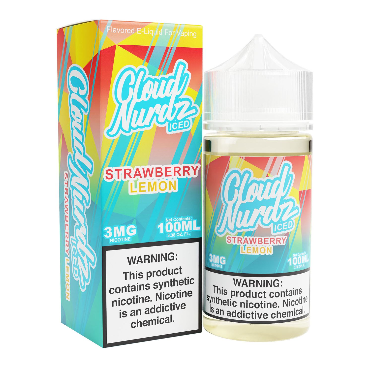 CLOUD NURDZ ICED - STRAWBERRY LEMON 100ml