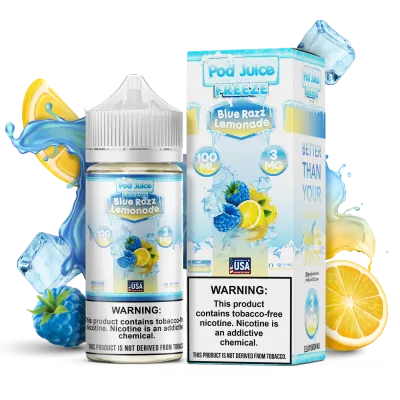 POD JUICE FREEZE - BLUE RAZZ LEMONADE 100ml