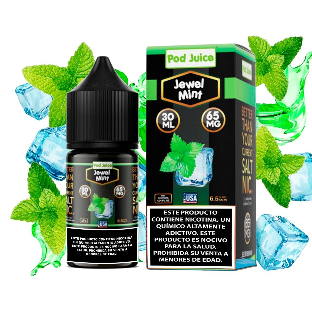 POD JUICE BOLD - JEWEL MINT Salt 30ml