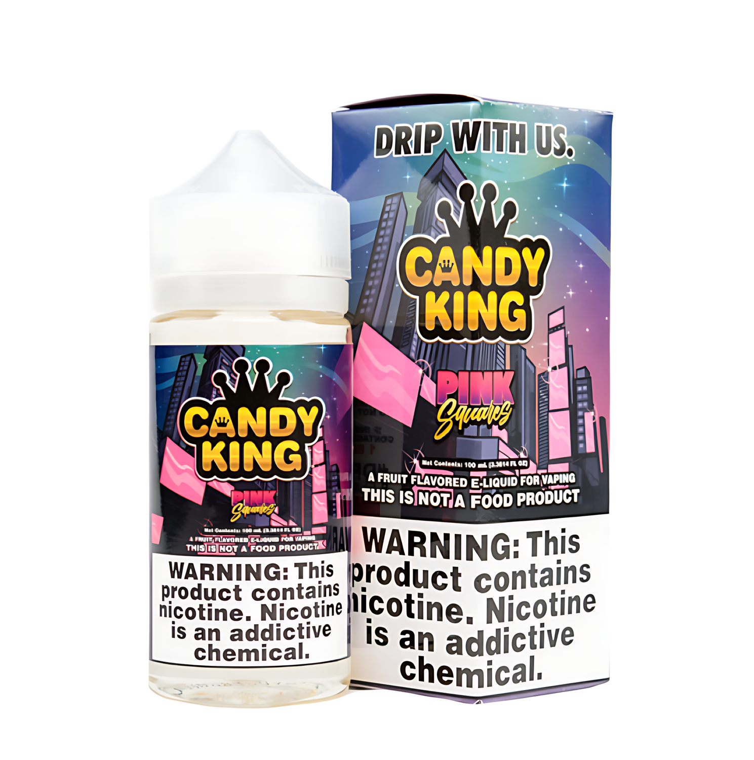 Candy King - Pink Squares 100ml