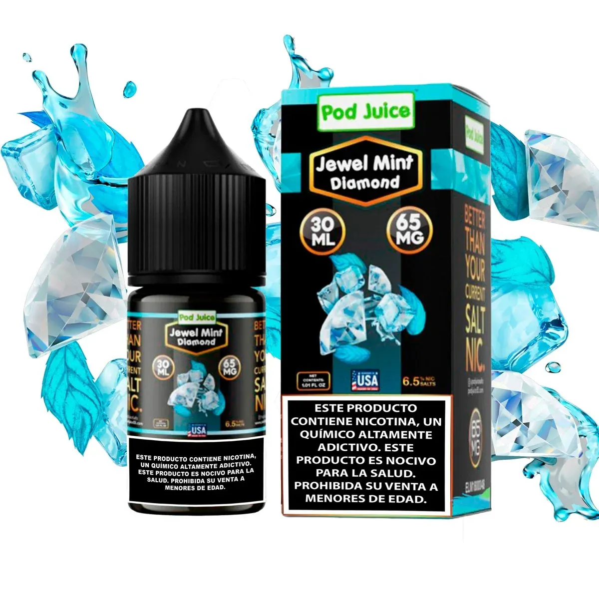 POD JUICE BOLD - JEWEL MINT DIAMOND Salt 30ml