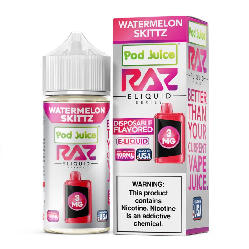 Pod Juice x RAZ Watermelon Skittz 100ml