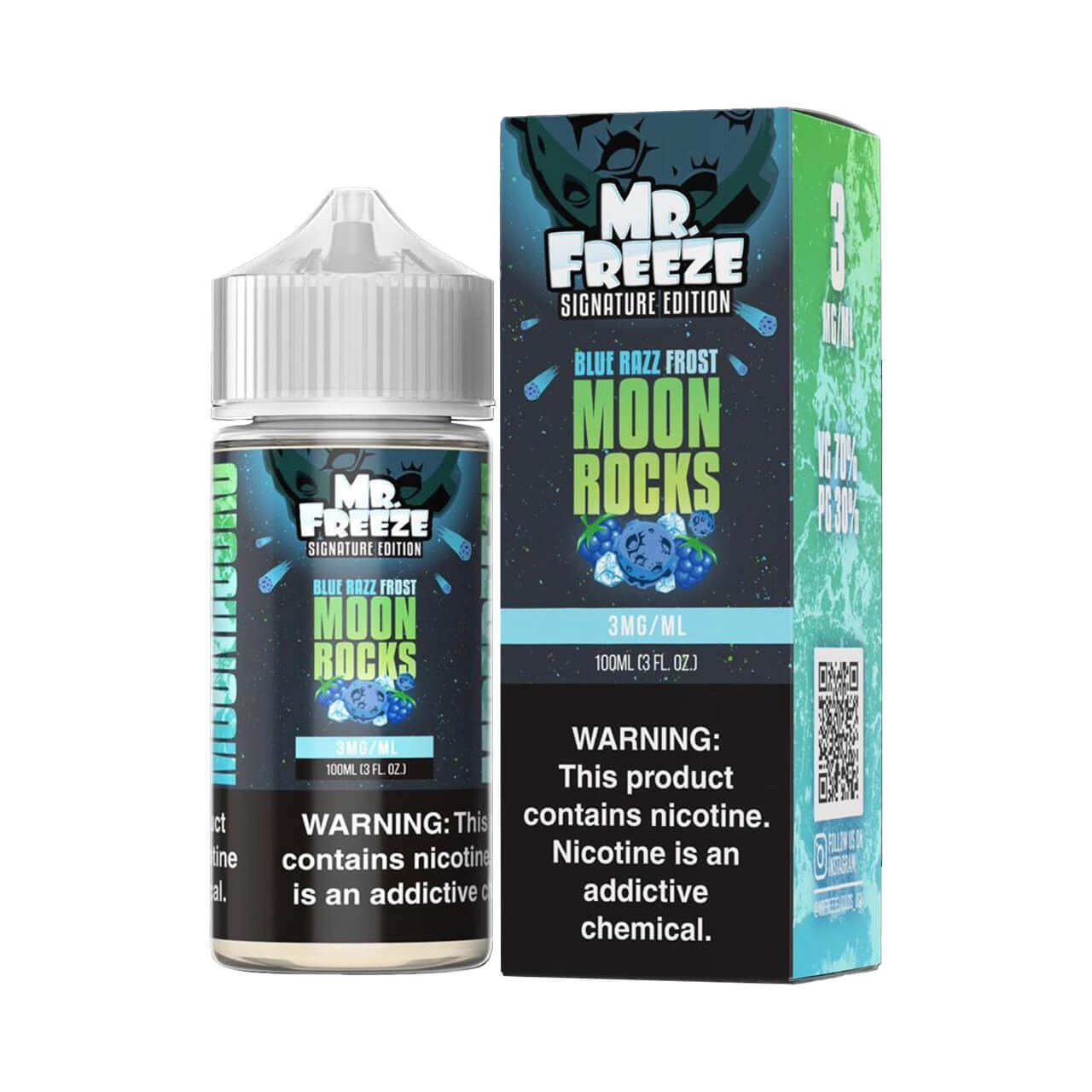 Mr. Freeze Moon Rocks Blue Razz Frost 100ml