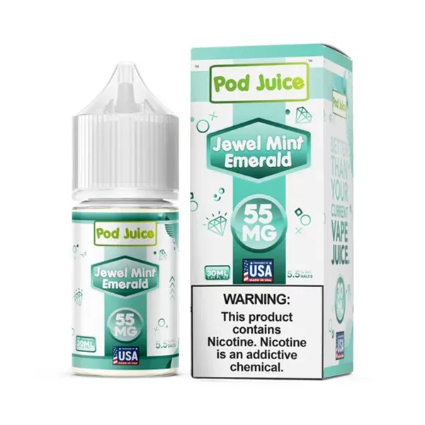 Pod Juice - Jewel Mint Emerald Salt 30mL