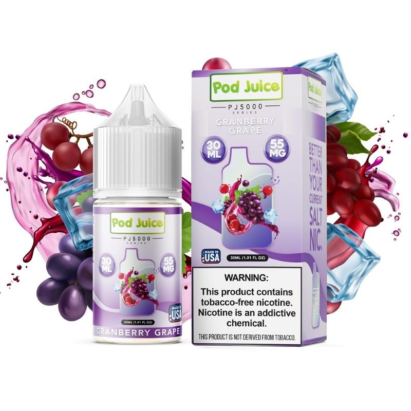 POD JUICE 5000 - CRANBERRY GRAPE  Salt 30ml