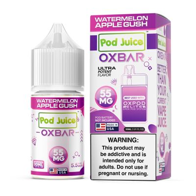 Pod Juice x OXBAR Salt – Watermelon Apple Gush 30mL
