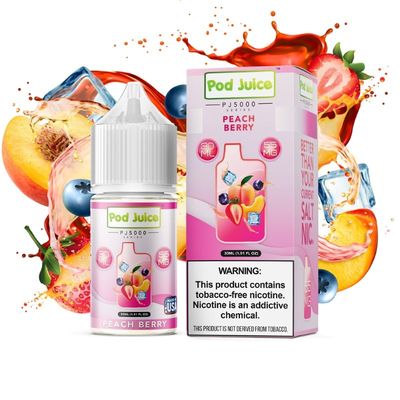 Pod Juice 5000 – Peach Berry Salt 30mL