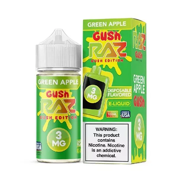 Pod Juice x RAZ – Green Apple Gush 100mL