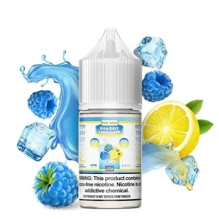 Pod Juice – Blue Razz Lemonade Freeze Salt 30mL