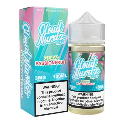 CLOUD NURDZ ICED - GUAVA PASSION FRUIT 100ml