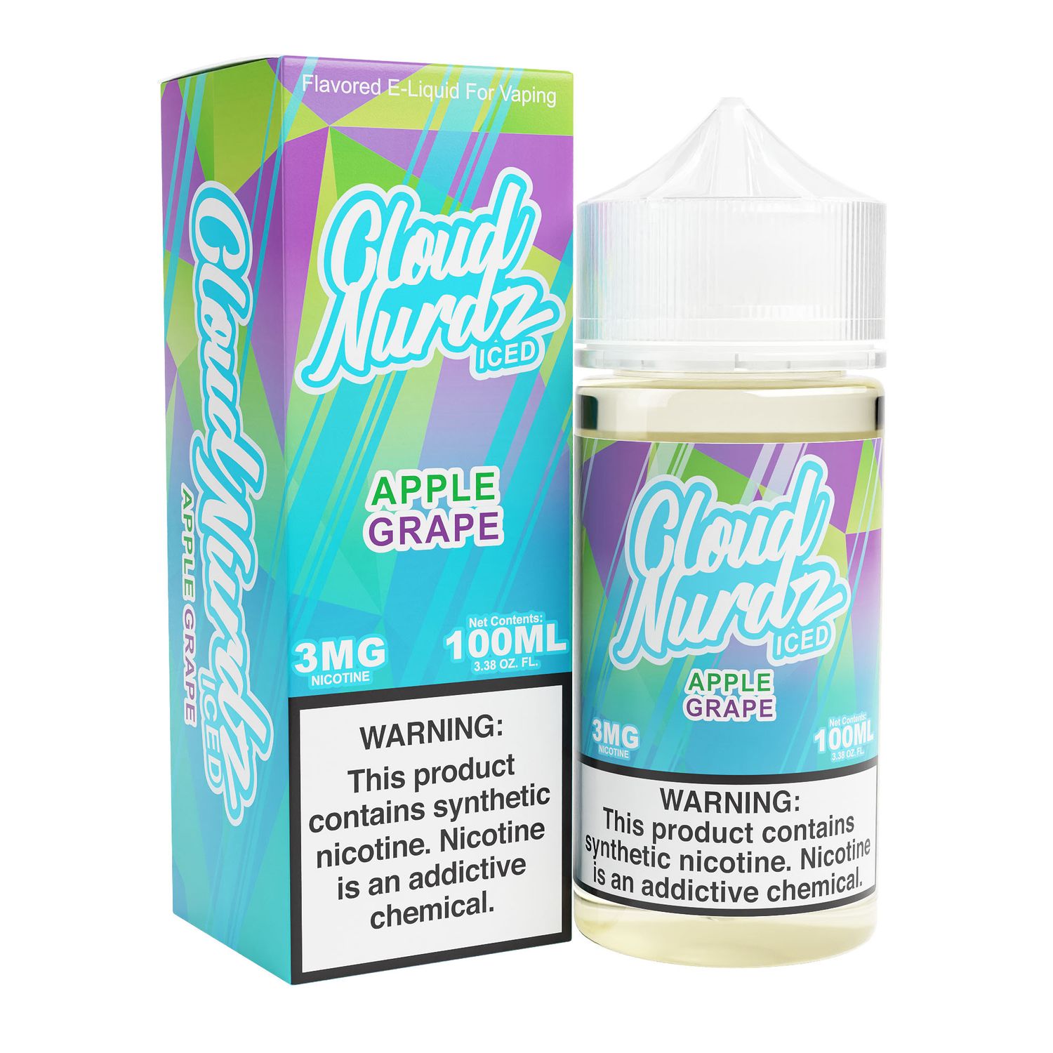 CLOUD NURDZ ICED - GRAPE APPLE 100ml