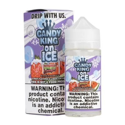 CANDY KING ICED - STRAWBERRY WATERMELON BUBBLEGUM 100ml