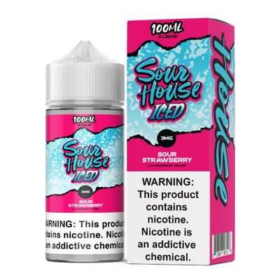 Sour House Iced – Sour Strawberry 100mL