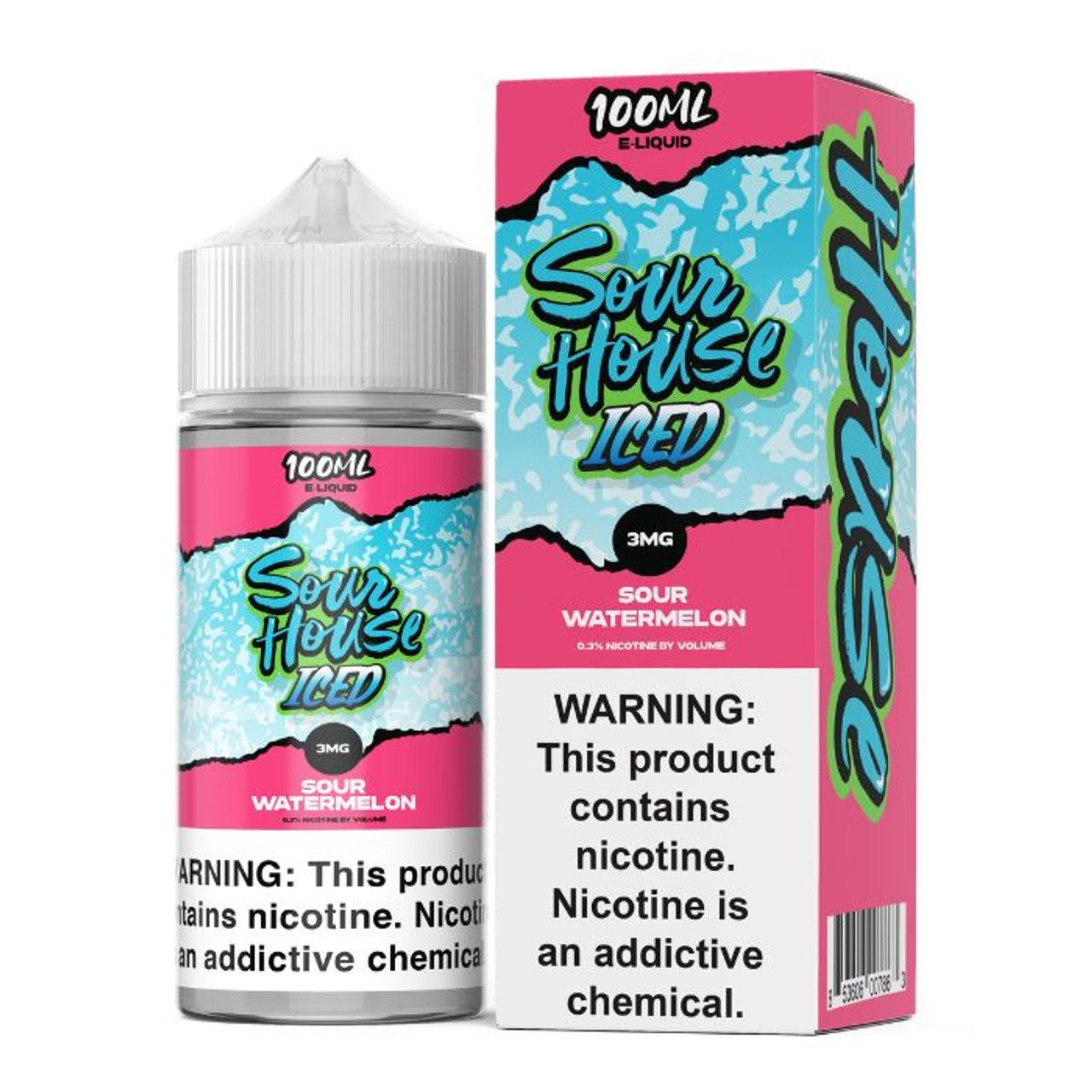 Sour House Iced – Sour Watermelon 100mL