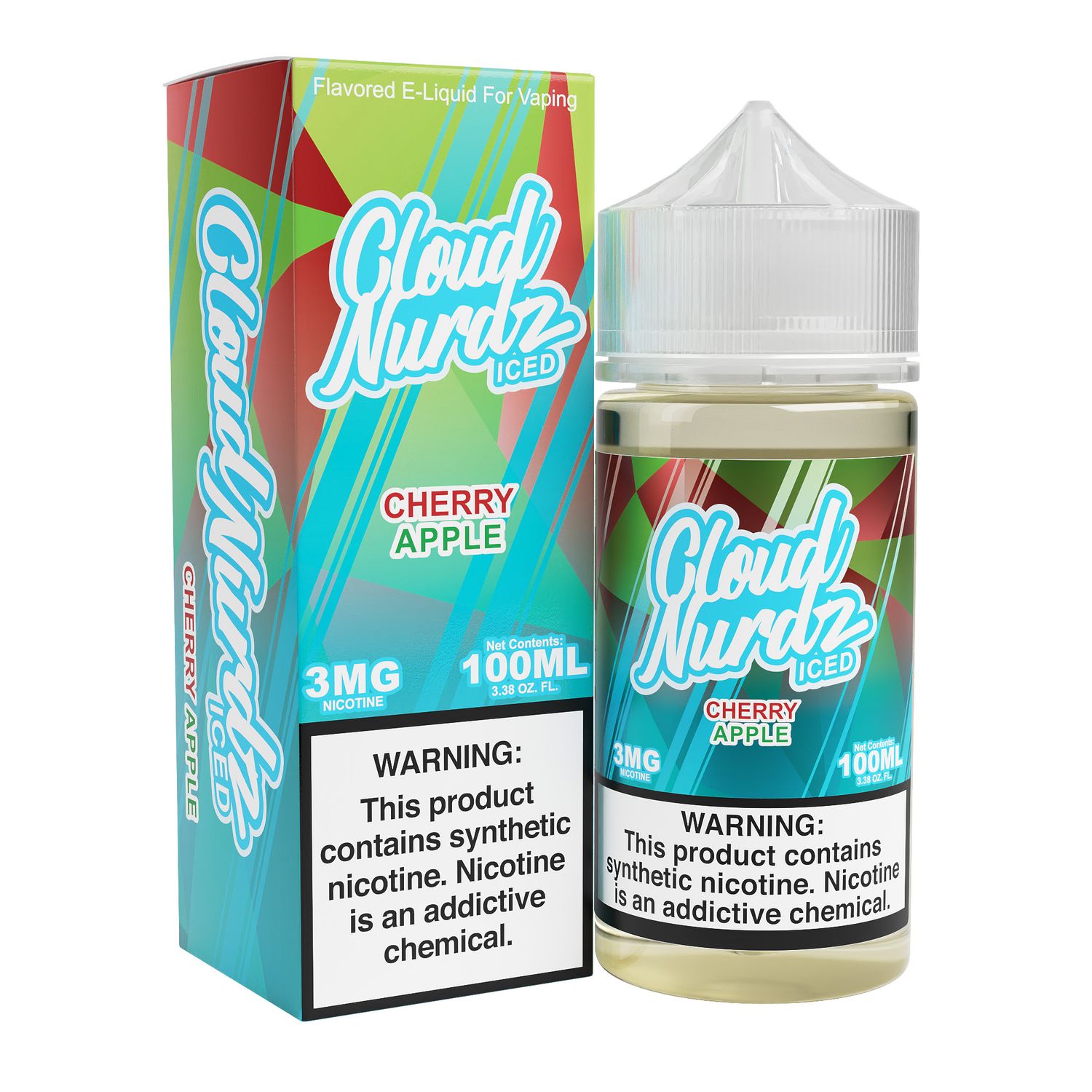 CLOUD NURDZ ICED - CHERRY APPLE 100ml