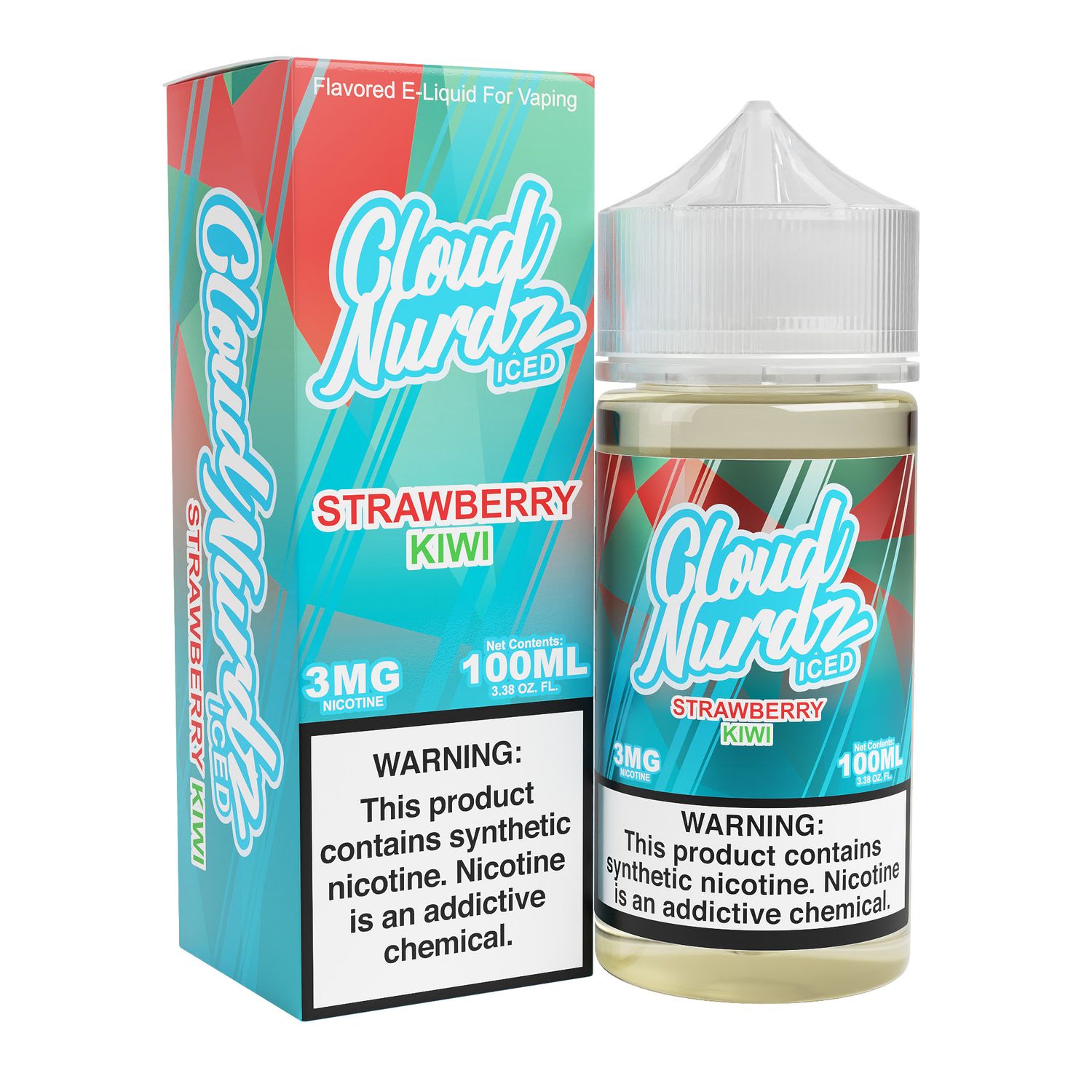 CLOUD NURDZ ICED - STRAWBERRY KIWI 100ml