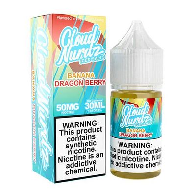 Cloud Nurdz Iced – Banana Dragonberry Salt 30mL