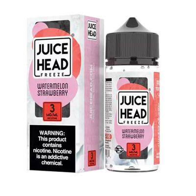 Juice Head Freeze – Watermelon Strawberry 100mL (Zero Nicotine)