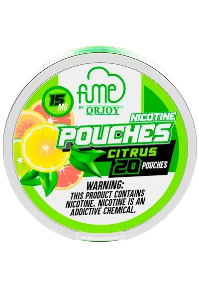 FUME Nicotine Pouches 15MG – Citrus