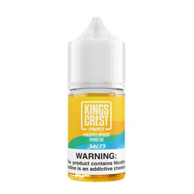King’s Crest Fruits – Pineapple Apricot Lychee Ice 30mL Salt