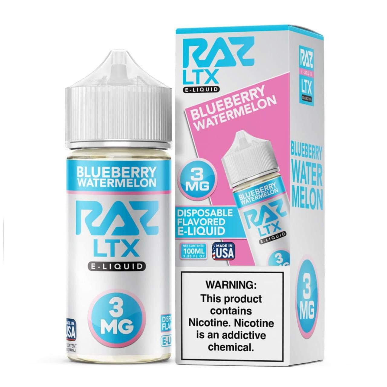 Pod Juice x RAZ LTX – Blueberry Watermelon 100mL