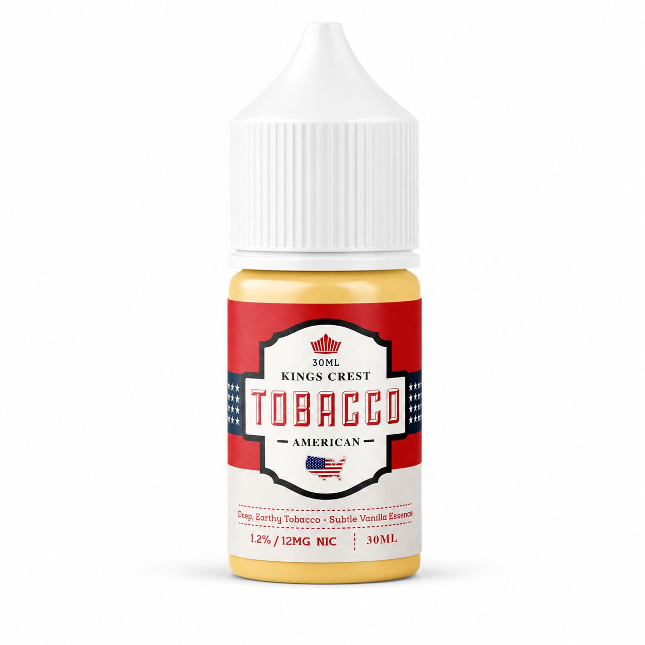 King’s Crest – American Tobacco Salt 30mL