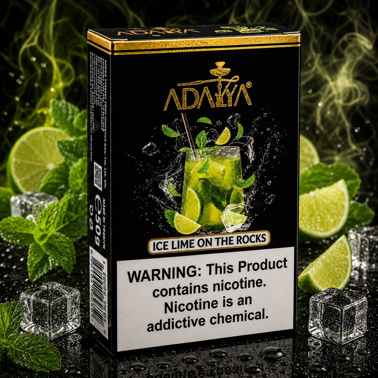Adalya – Ice Lime on the Rocks 50G