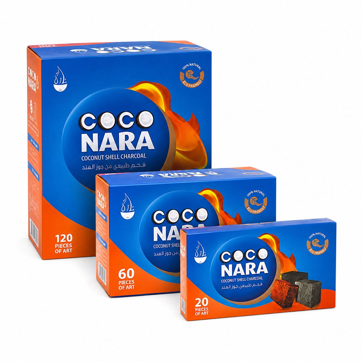 CocoNara Hookah Shisha Natural Charcoals