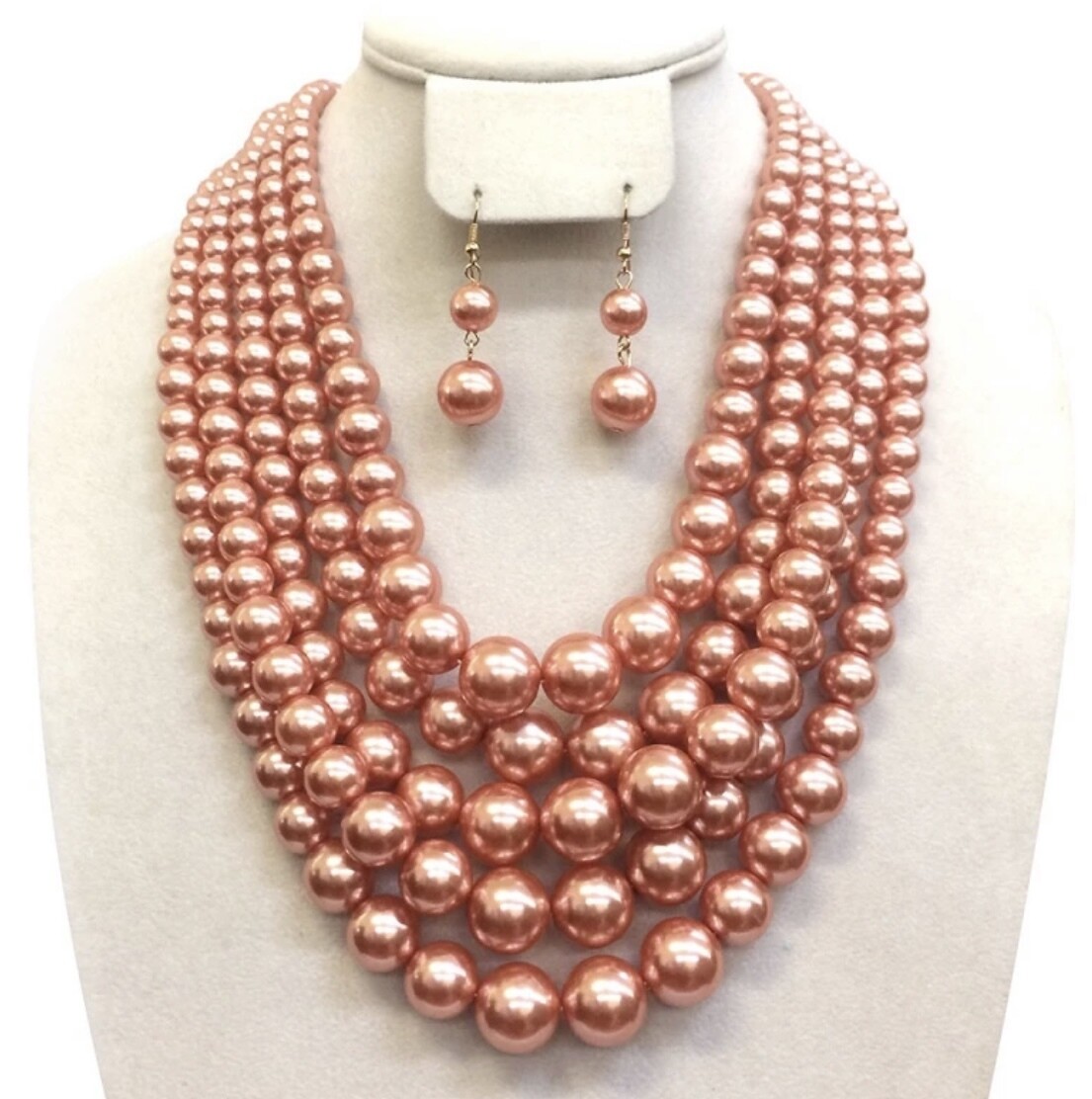 Peach or blue pearls