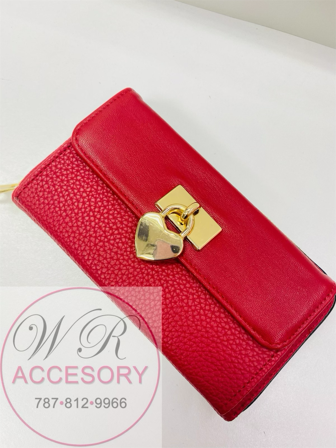 W0885 RD RED wallet dama