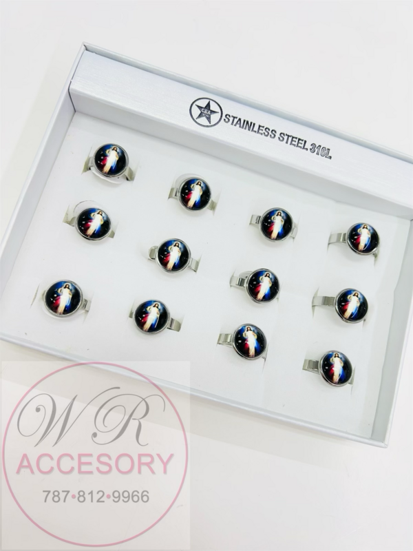 CHARM-073-E Sortija Stainless Steel