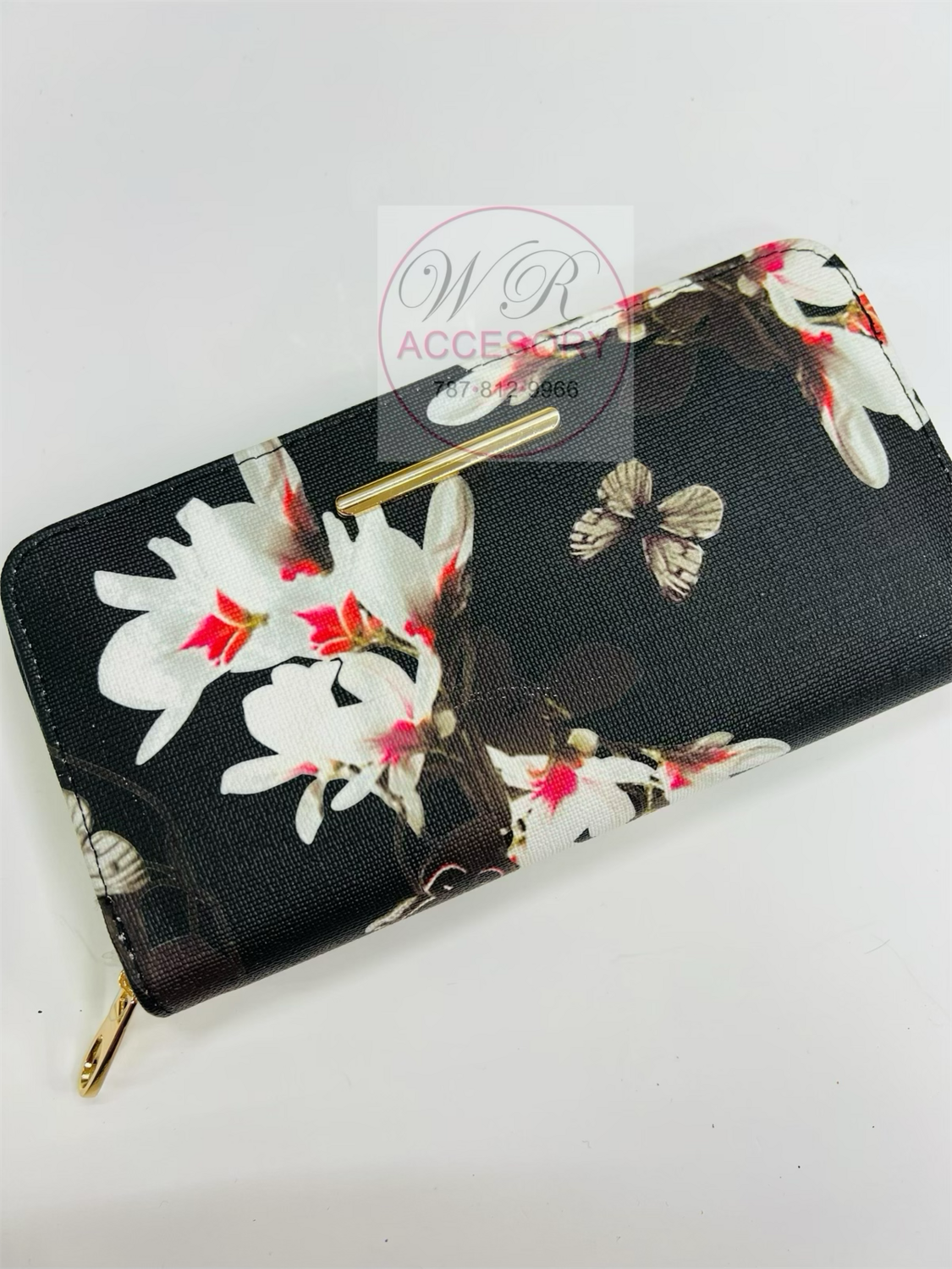 W1314-1 BLACK wallet dama